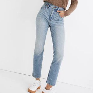 Madewell Light Wash Demi-Boot Jeans